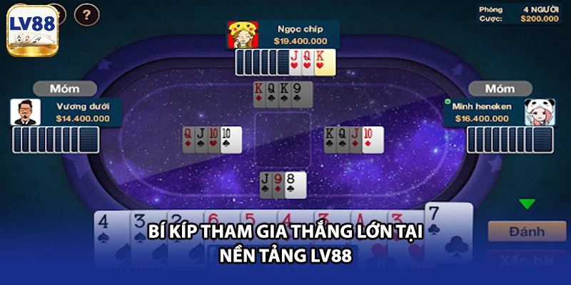 Bí kíp tham gia thắng lớn tại nền tảng LV88