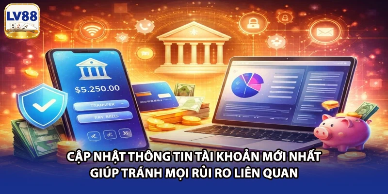 Cập nhật thông tin tài khoản mới nhất giúp tránh mọi rủi ro liên quan